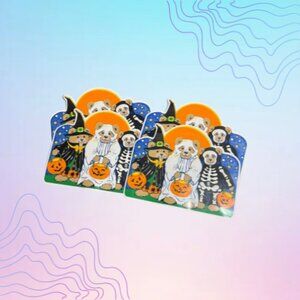 BARTH & DREYFUSS Vitnage Halloween Teddy Bear Placemats